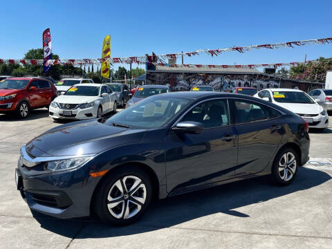 2018 Honda Civic for sale at Fat City Auto Sales in Stockton CA