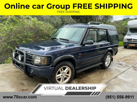 2003 Land Rover Discovery for sale at Car Group       FREE SHIPPING in Riverside CA