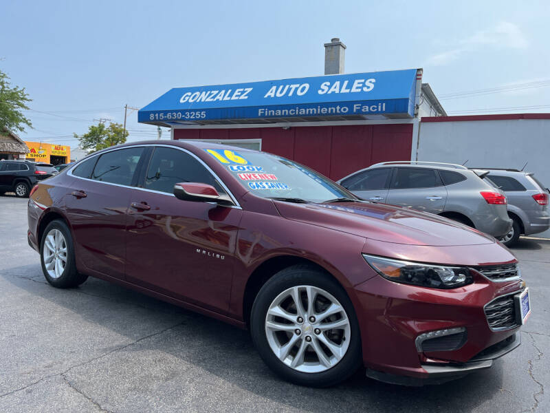 2016 Chevrolet Malibu for sale at Gonzalez Auto Sales in Joliet IL
