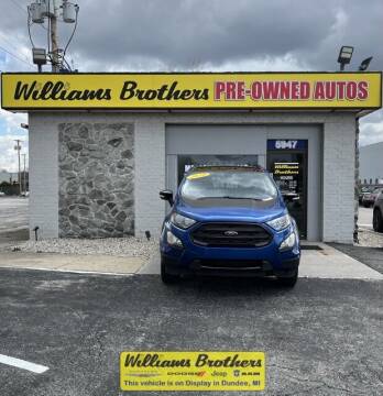2020 Ford EcoSport for sale at Williams Brothers Pre-Owned Monroe in Monroe MI
