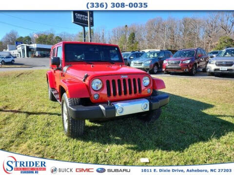 2015 Jeep Wrangler Unlimited for sale at STRIDER BUICK GMC SUBARU in Asheboro NC