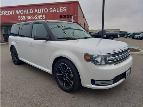 2014 Ford Flex for sale at Credit World Auto Sales in Fresno CA