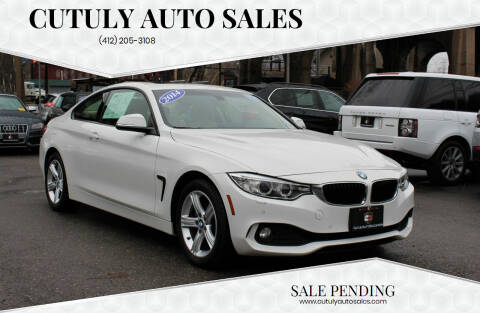 2014 BMW 4 Series for sale at Cutuly Auto Sales in Pittsburgh PA