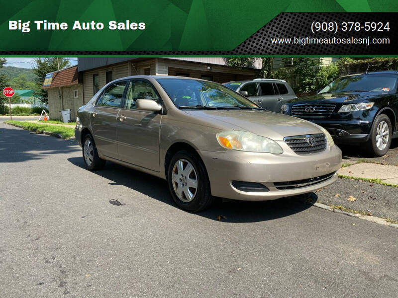 2005 Toyota Corolla for sale at Big Time Auto Sales in Vauxhall NJ