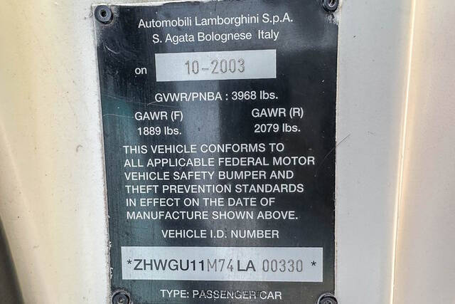 2004 Lamborghini Gallardo