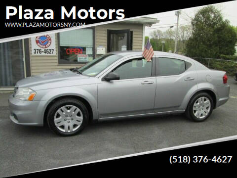 2014 Dodge Avenger for sale at Plaza Motors in Rensselaer NY