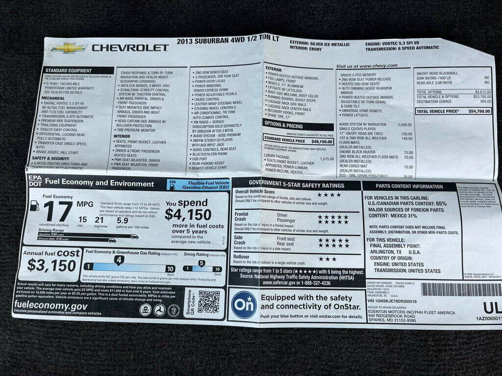 2013 Chevrolet Suburban 38