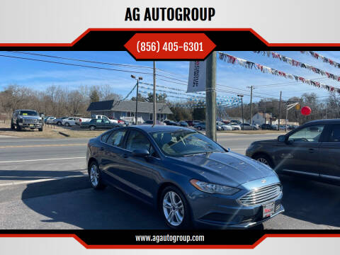2018 Ford Fusion for sale at AG AUTOGROUP in Vineland NJ