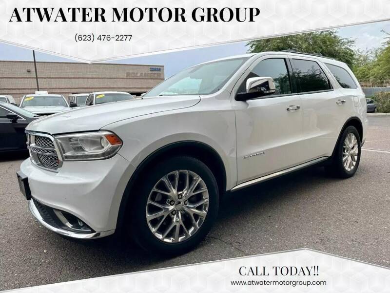 2015 Dodge Durango for sale at Atwater Motor Group in Phoenix AZ