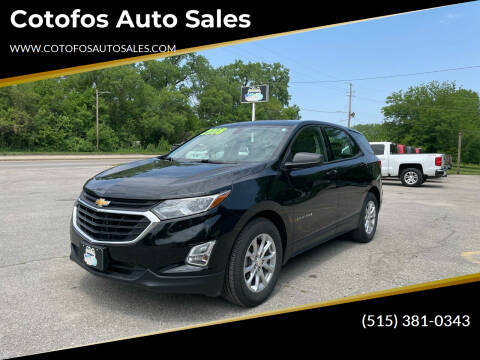 2018 Chevrolet Equinox for sale at Cotofos Auto Sales in Des Moines IA