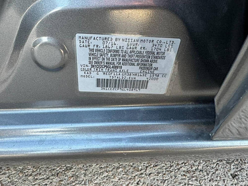 2016 Nissan Versa Note