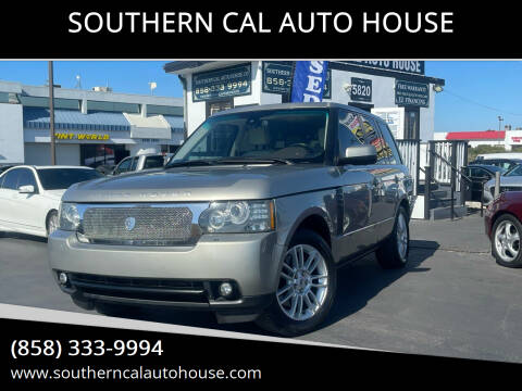 2011 Land Rover Range Rover for sale at SOUTHERN CAL AUTO HOUSE in San Diego CA