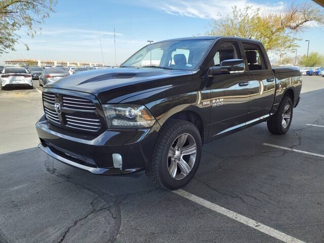 Used 2015 RAM Ram 1500 Pickup Sport with VIN 1C6RR7MT9FS558301 for sale in Peoria, AZ