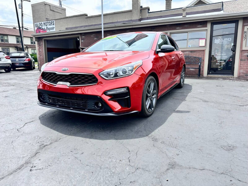 Used 2021 Kia Forte GT-Line with VIN 3KPF34AD0ME283474 for sale in Valparaiso, IN