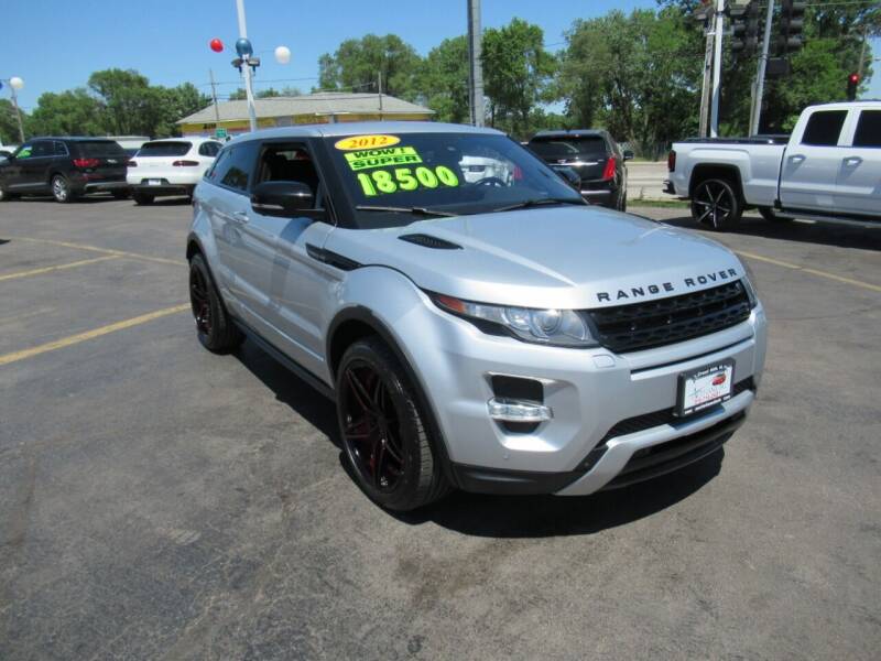 2012 Land Rover Range Rover Evoque Coupe for sale at Auto Land Inc in Crest Hill IL