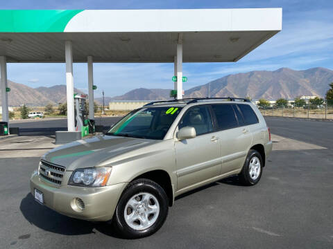 2001 Toyota Highlander for sale at Evolution Auto Sales LLC in Springville UT