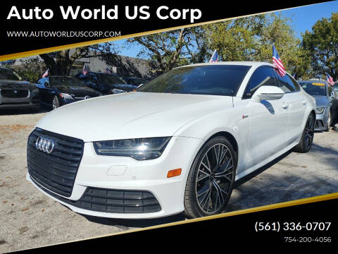 2017 Audi A7 for sale at Auto World US Corp in Plantation FL