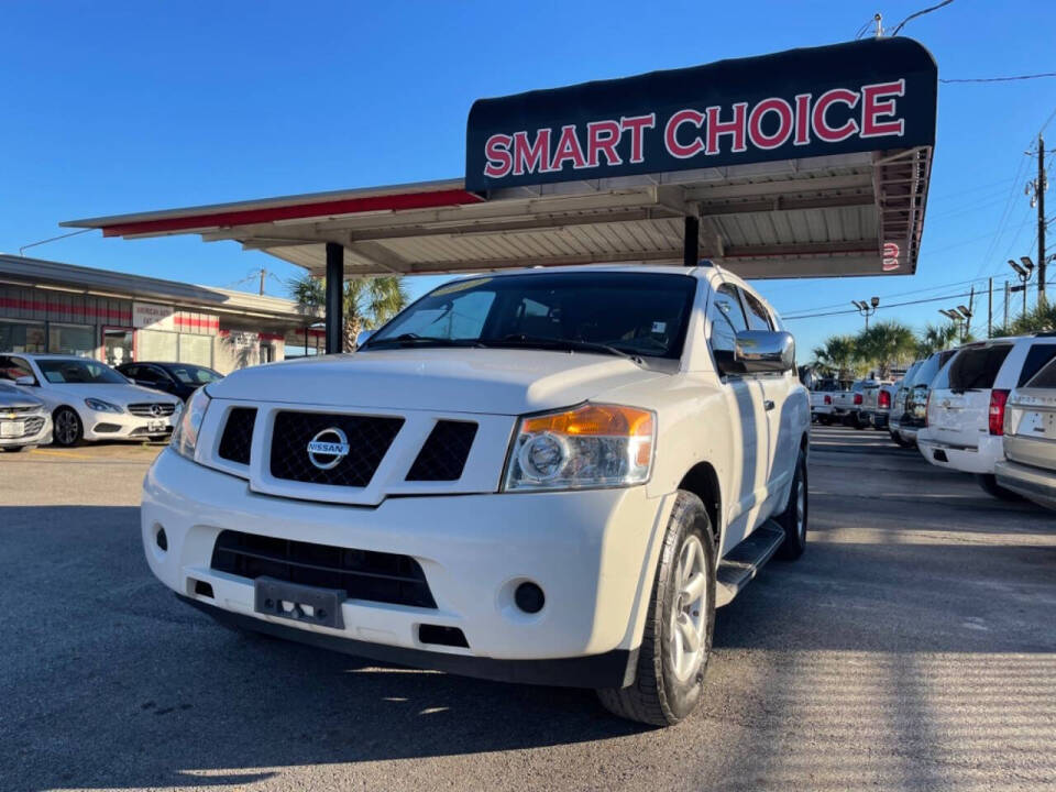 2012 Nissan Armada for sale at SMART CHOICE AUTO in Pasadena, TX