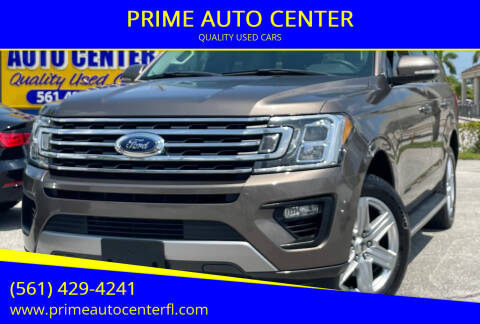 2018 Ford Expedition for sale at PRIME AUTO CENTER in Palm Springs FL