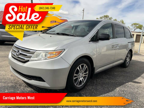 2013 Honda Odyssey for sale at Carriage Motors West in Fox Lake IL