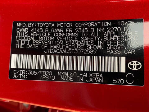 2026 Toyota Prius LE