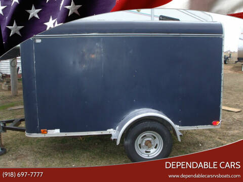 1985 5 x 8 CARGO ENCLOSED for sale at DEPENDABLE CARS in Mannford OK