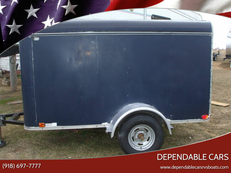 1985 5 x 8 CARGO ENCLOSED for sale at DEPENDABLE CARS in Mannford OK