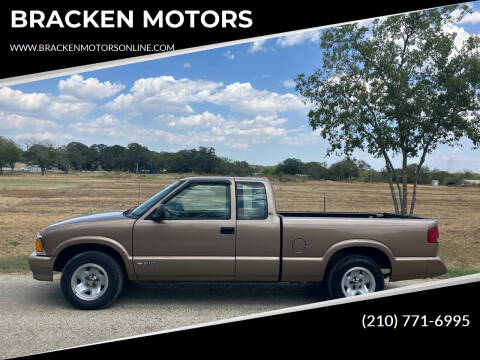 1997 Chevrolet S-10 for sale at BRACKEN MOTORS in San Antonio TX