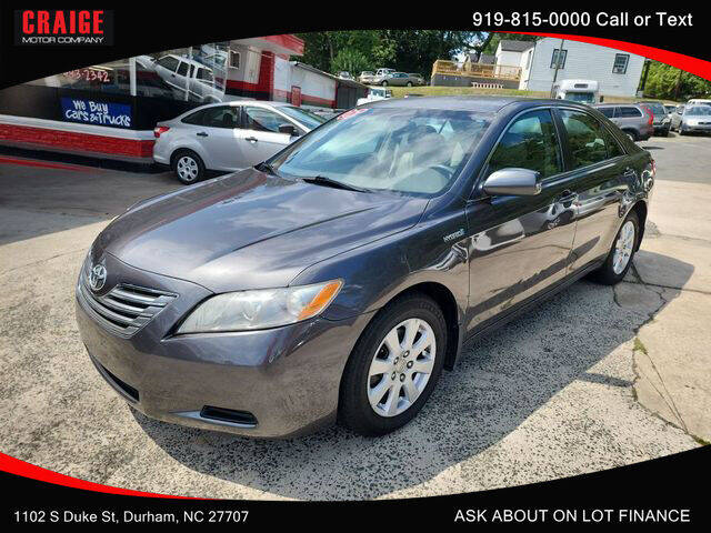2007 Toyota Camry Hybrid for sale at CRAIGE MOTOR CO in Durham NC