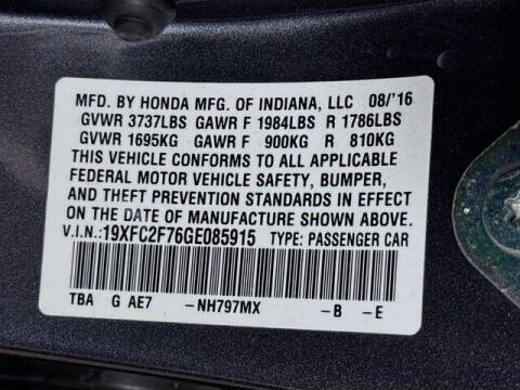 2016 Honda Civic EX