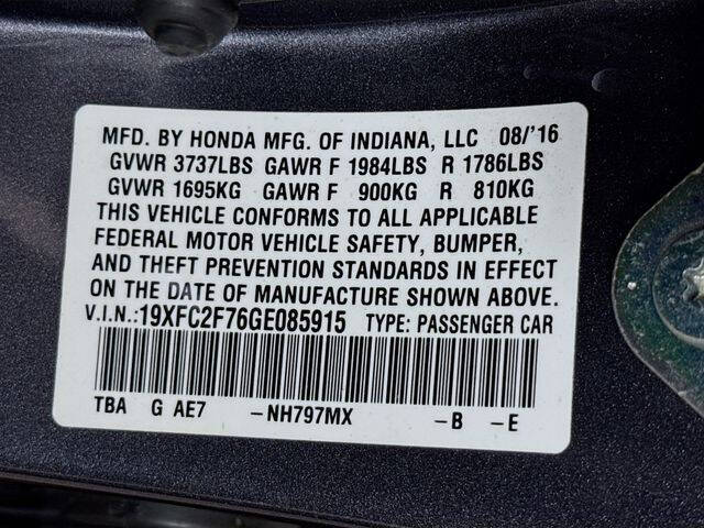 2016 Honda Civic EX