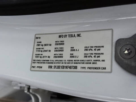 2019 Tesla Model 3 Long Range