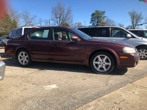 2002 Nissan Maxima for sale at AFFORDABLE USED CARS in North Chesterfield VA