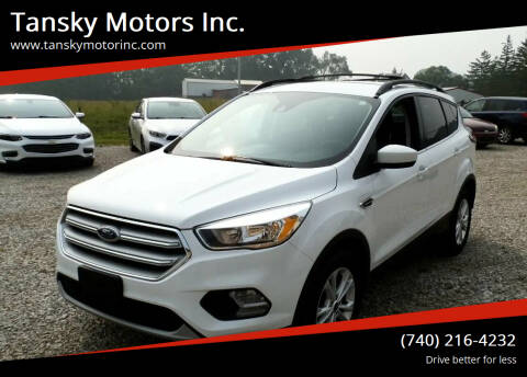 2018 Ford Escape for sale at Tansky Motors Inc. in Rockbridge OH