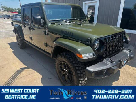 2022 Jeep Gladiator for sale at TWIN RIVERS CHRYSLER JEEP DODGE RAM in Beatrice NE