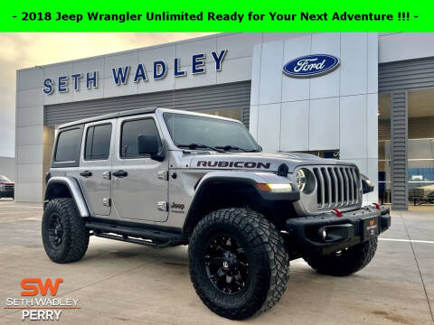 2018 Jeep Wrangler Unlimited for sale at Seth Wadley Chevy Perry in Perry OK