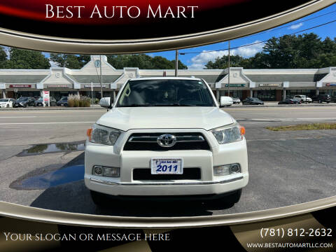 2011 Toyota 4Runner for sale at Best Auto Mart in Weymouth MA