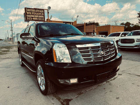 2012 Cadillac Escalade ESV for sale at 3 Brothers Auto Sales Inc in Detroit MI