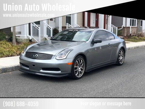 2004 Infiniti G35 for sale at Union Auto Wholesale in Union NJ