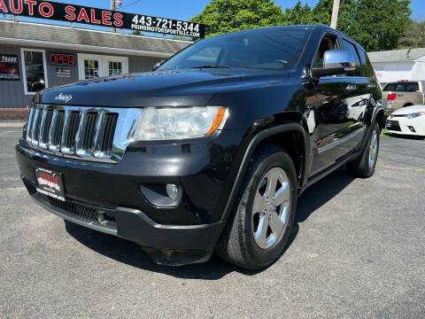 2012 Jeep Grand Cherokee for sale at Prime Motorsports LLC in Pasadena MD