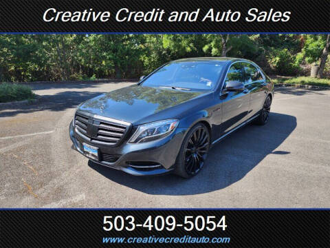 2015 Mercedes-Benz S-Class for sale at Creative Credit & Auto Sales in Salem OR