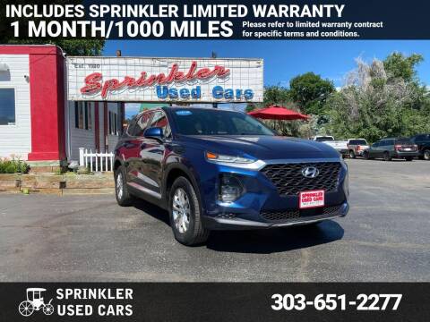 2019 Hyundai Santa Fe for sale at Sprinkler Used Cars in Longmont CO
