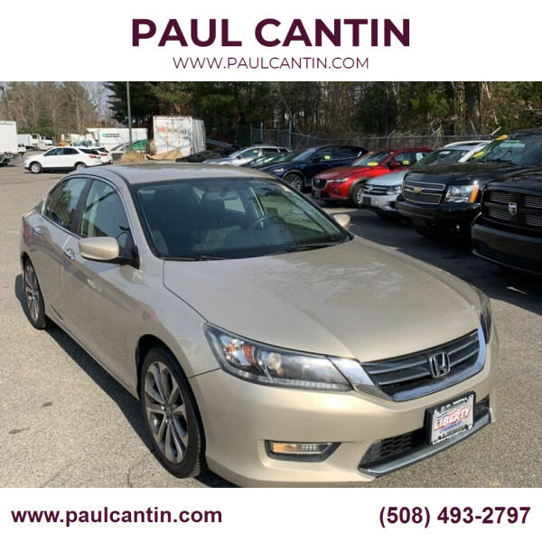 2013 Honda Accord for sale at PAUL CANTIN Brookfield, Massachusetts in Brookfield MA