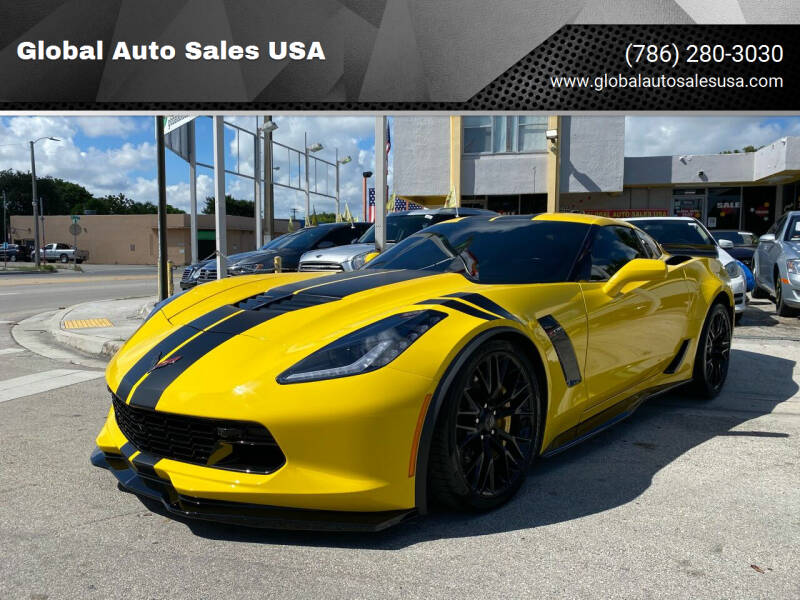 2019 Chevrolet Corvette for sale at Global Auto Sales USA in Miami FL