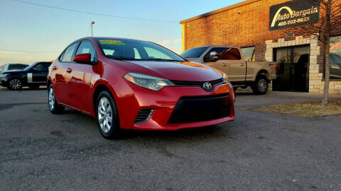 2015 Toyota Corolla for sale at AUTO BARGAIN, INC. #2 in Oklahoma City OK