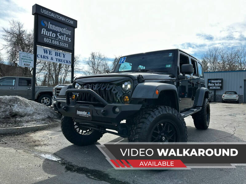 2012 Jeep Wrangler Unlimited for sale at Innovative Auto Sales in Hooksett NH