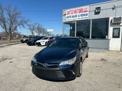 2017 Toyota Camry for sale at United Motors LLC in Saint Francis WI