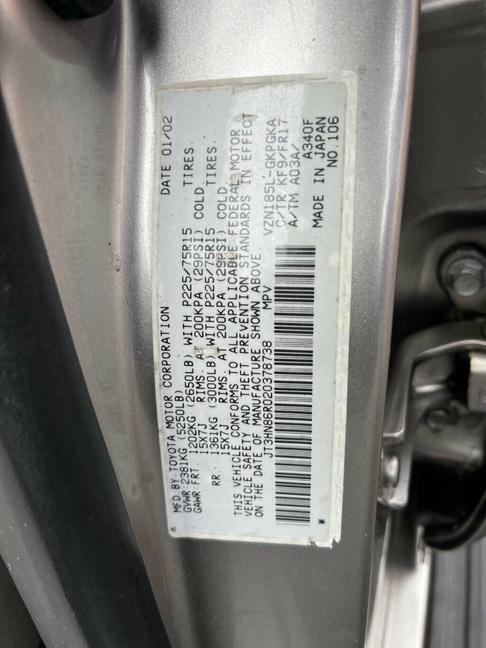 2002 Toyota 4Runner 58
