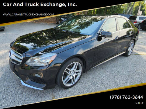 2014 Mercedes-Benz E-Class for sale at Car and Truck Exchange, Inc. in Rowley MA