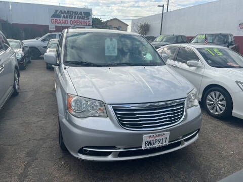 2012 Chrysler Town and Country for sale at ZAMORA MOTORS in Oxnard CA